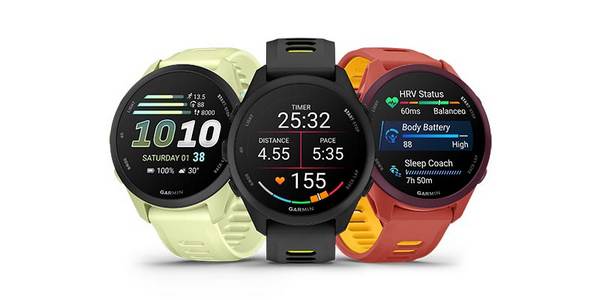 Bannière montres Forerunner 70 et Forerunner 170 Garmin